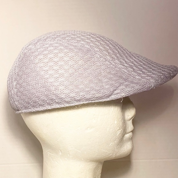 Men’s breathable beret hat, light grey/silver, light weight, size 58 cm circum. - Picture 2 of 7